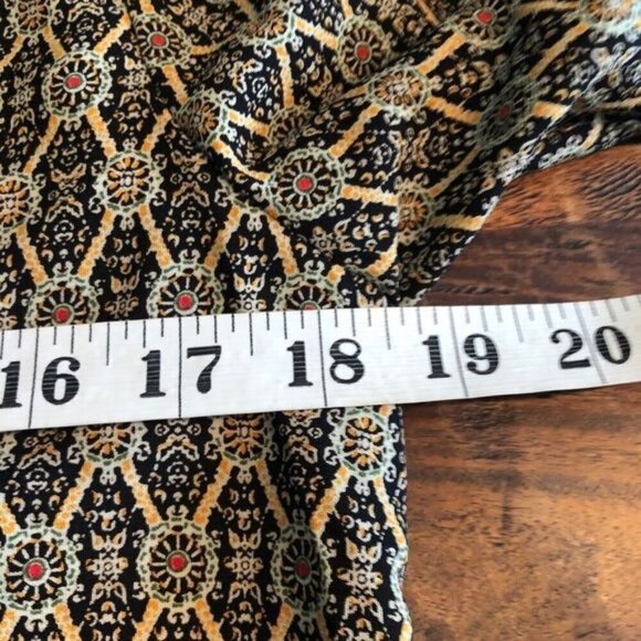 Miin Boho Ethnic Patterned Tunic Size S - Picture 3 of 10